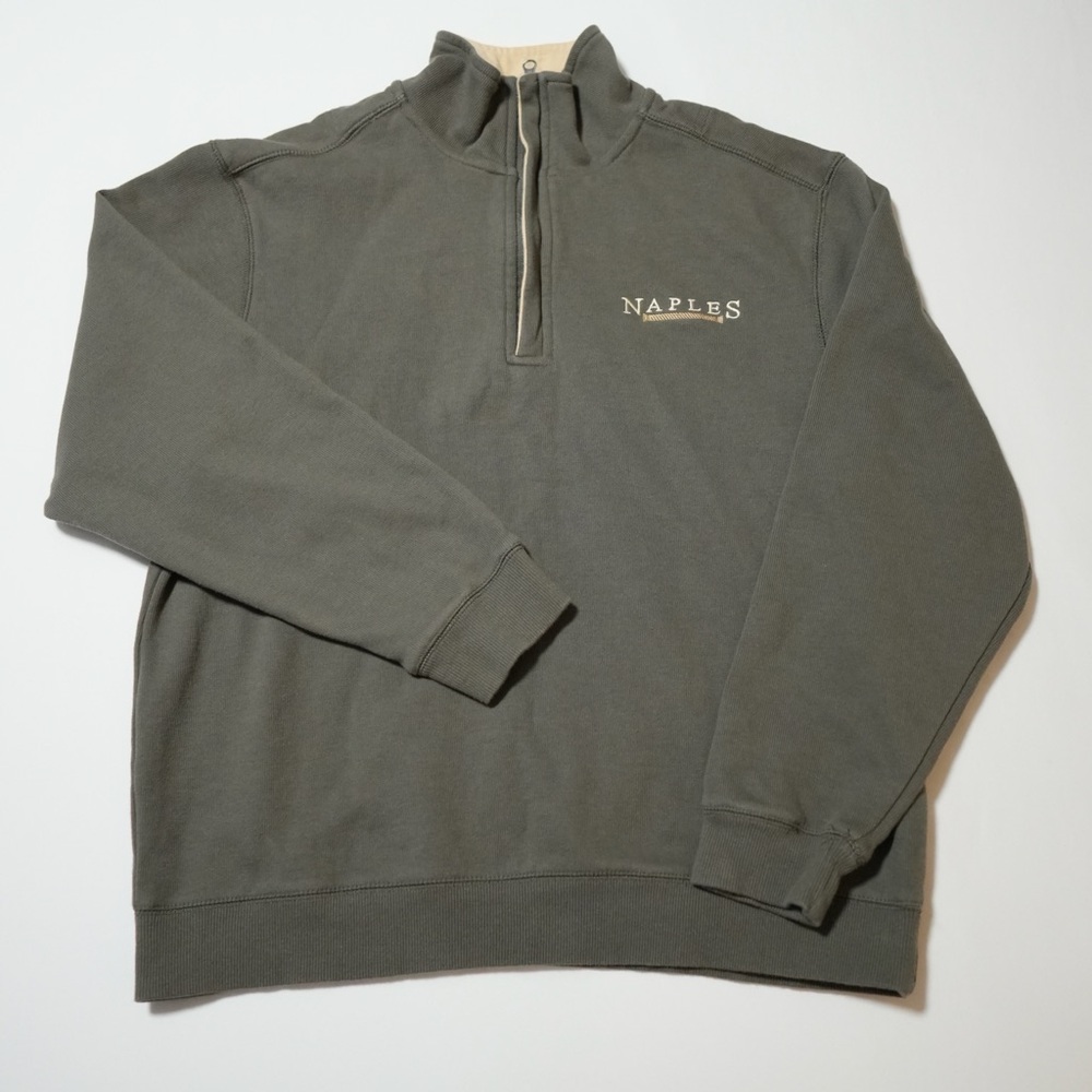 Austins Inc Vintage Men’s Naples Florida Quarter Zip Sweatshirt